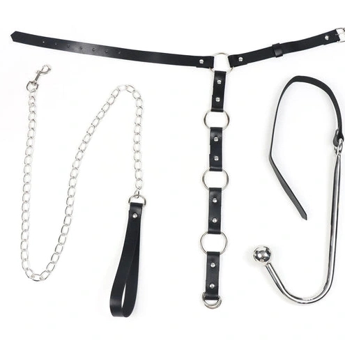 Leash Kinky Collar 5853 EverydayUse Anal with Hook and 0721